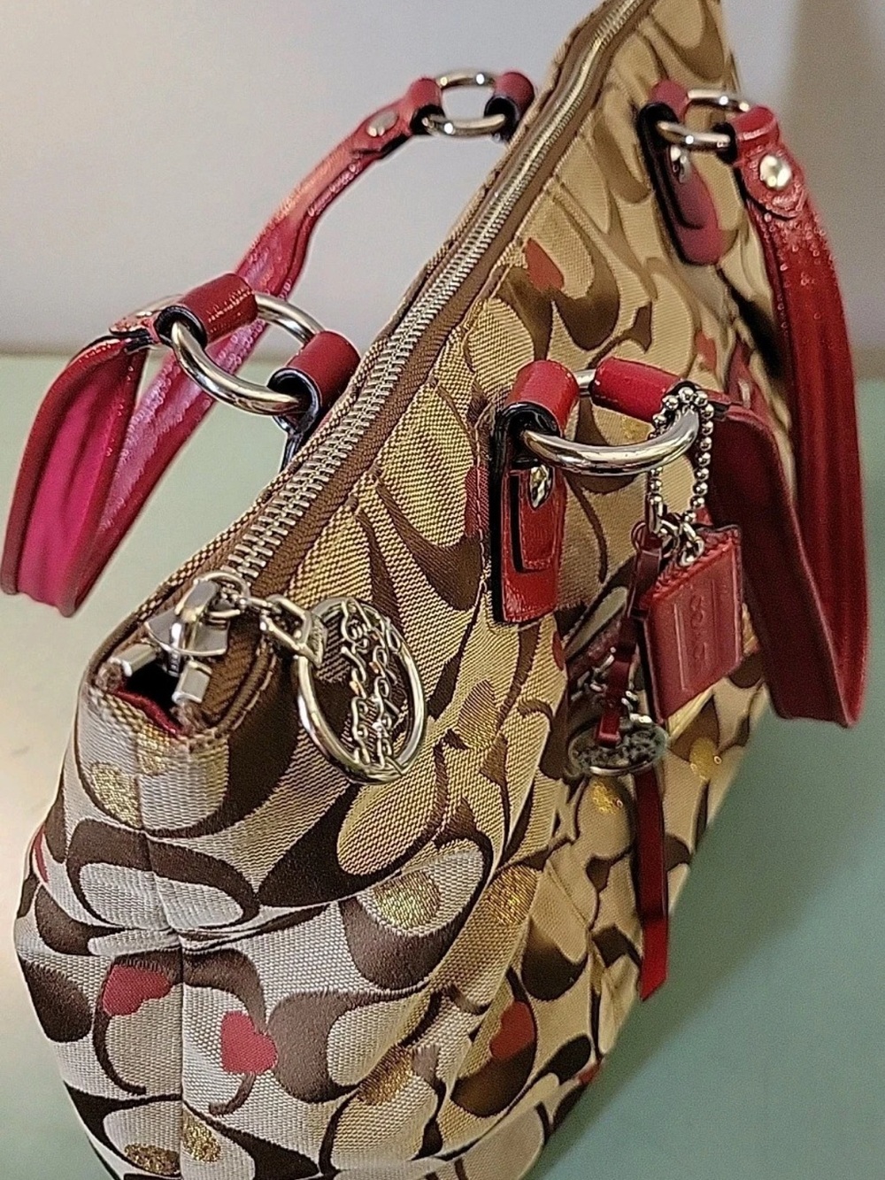 Coach Poppy 2010 Secret Admirer Tote Special Edition Valentine’s Day Coach Poppy - Picture 10 of 17